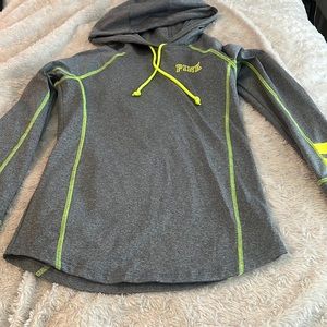 PINK grey with fluorescent yellow jacket